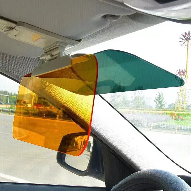 Day & Night Anti-Glare Driving Visor – Sun & Headlight Protection for Safer Driving
