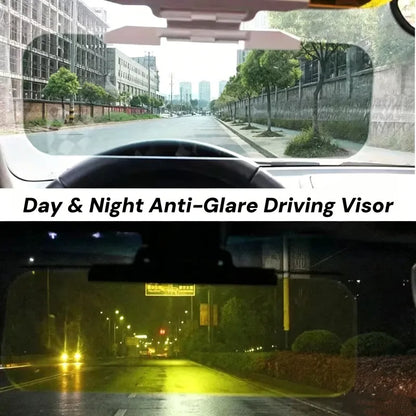 Day & Night Anti-Glare Driving Visor – Sun & Headlight Protection for Safer Driving